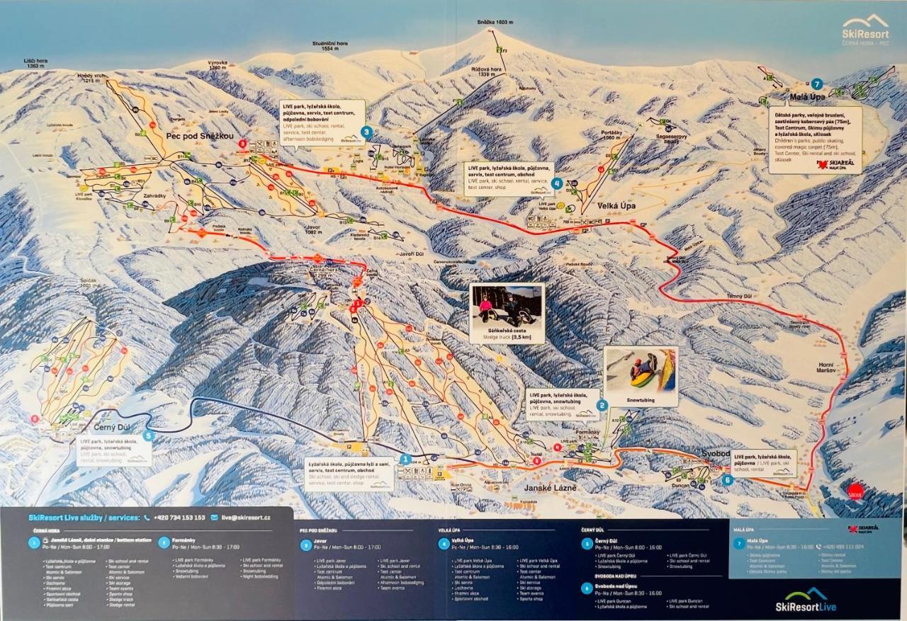 Family 2 Bedroom Ski&Bike Apartment With Terrase جانسك لازني المظهر الخارجي الصورة